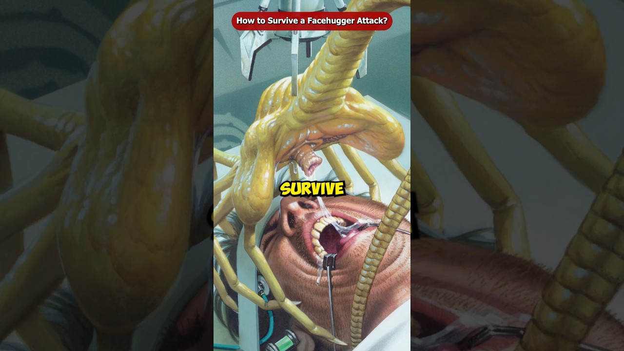 How to Survive a Facehugger Attack? #shorts #viral