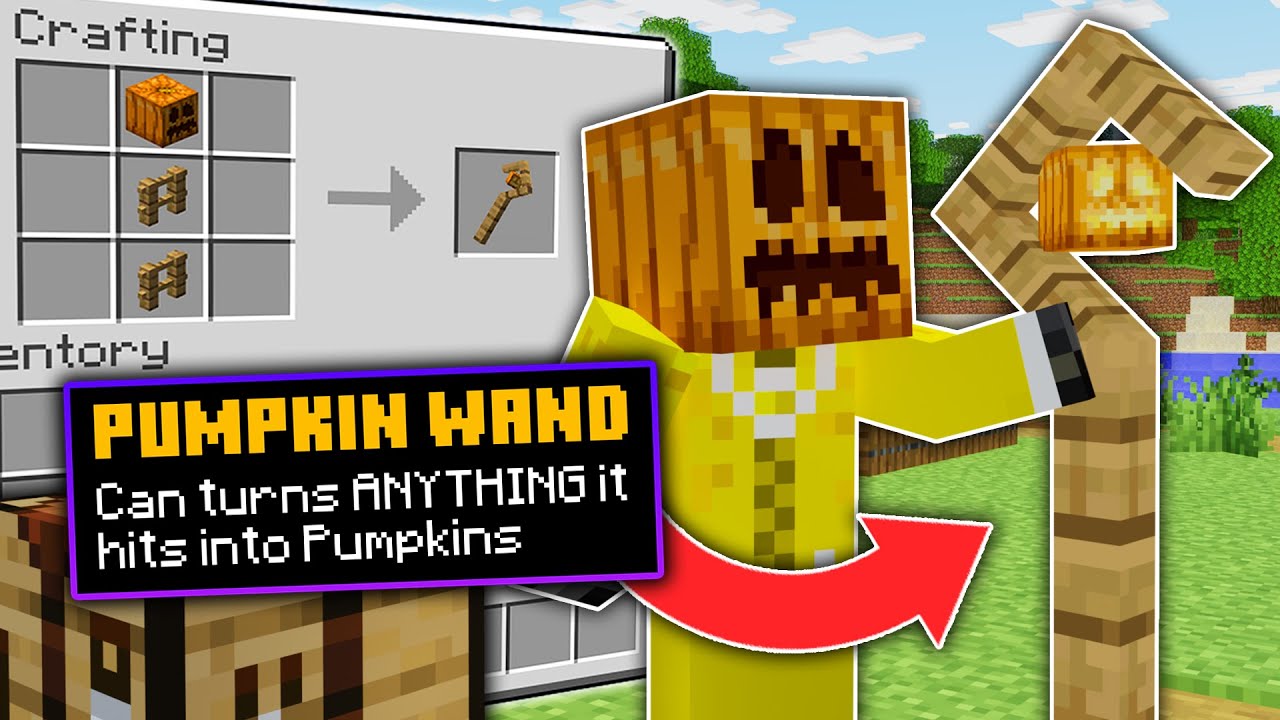 Minecraft Manhunt, But Pumpkins Are Secretly OP...