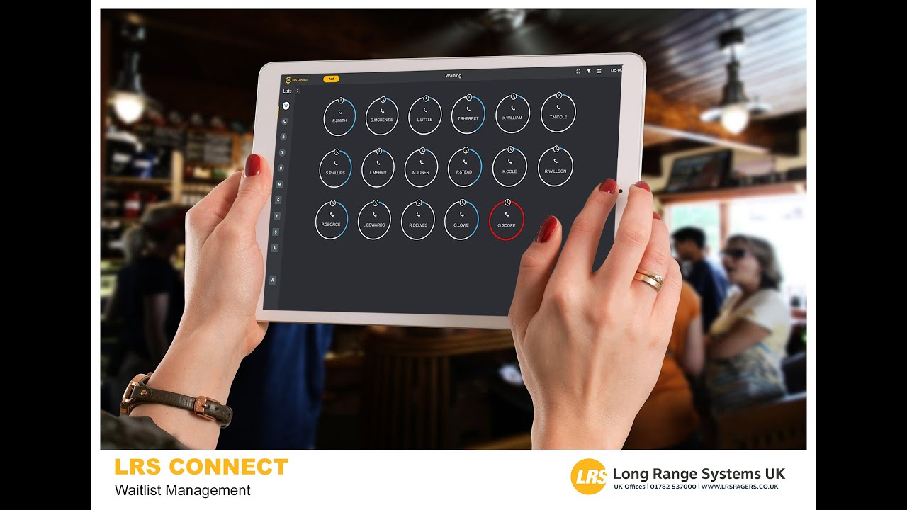 LRS Connect Overview | ConnectSpot | Logistics | Restaurants | Wait Lists | Communications | LRS UK