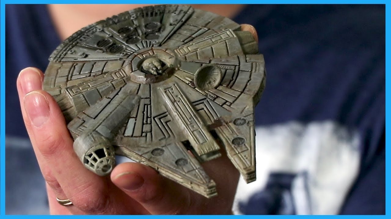 3D Printed Millennium Falcon:  Printing with Pat