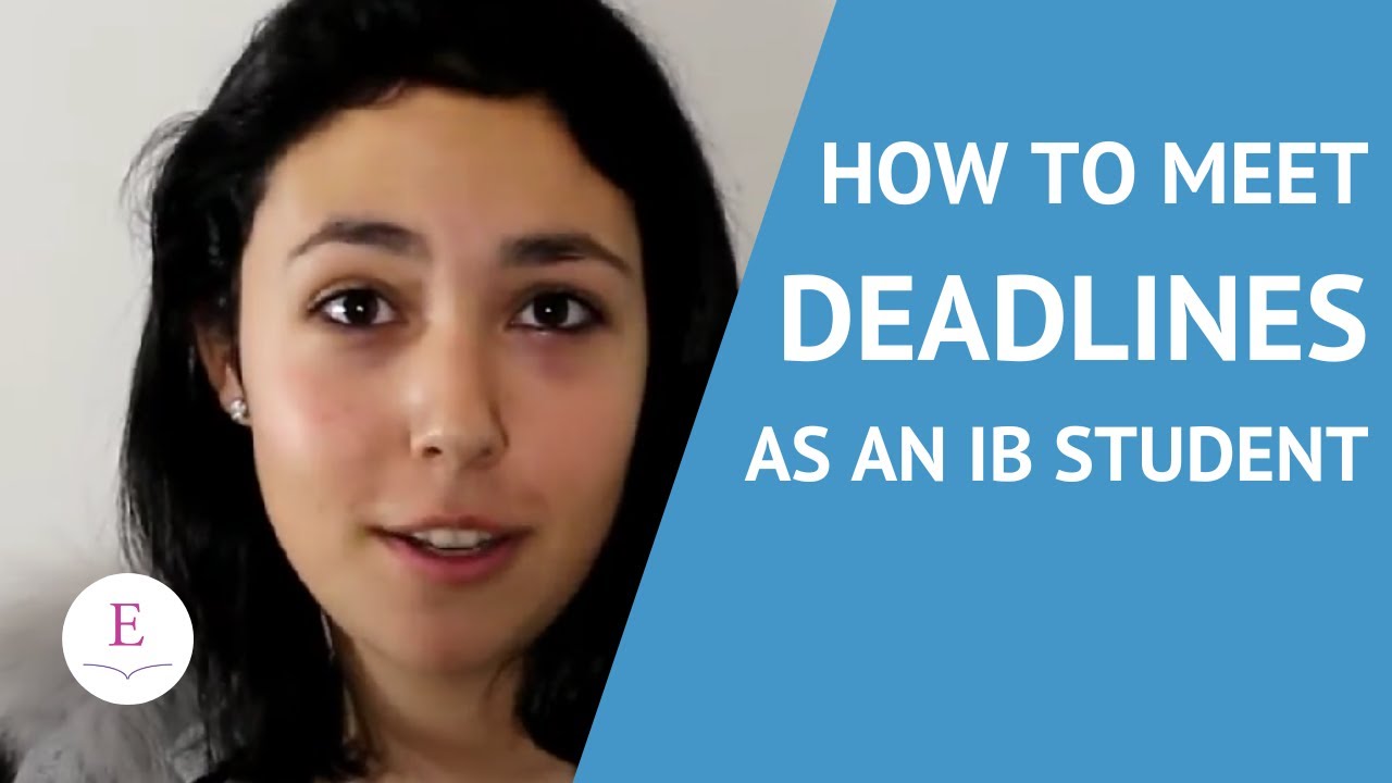 IB study tips for dealing with procrastination | IAs, EE, TOK deadlines, etc)