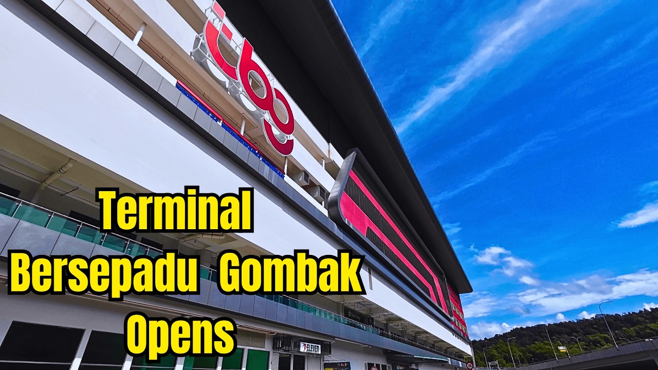 Terminal Bersepadu Gombak  -  the newest Integrated Transport Terminal in Kuala Lumpur Opens