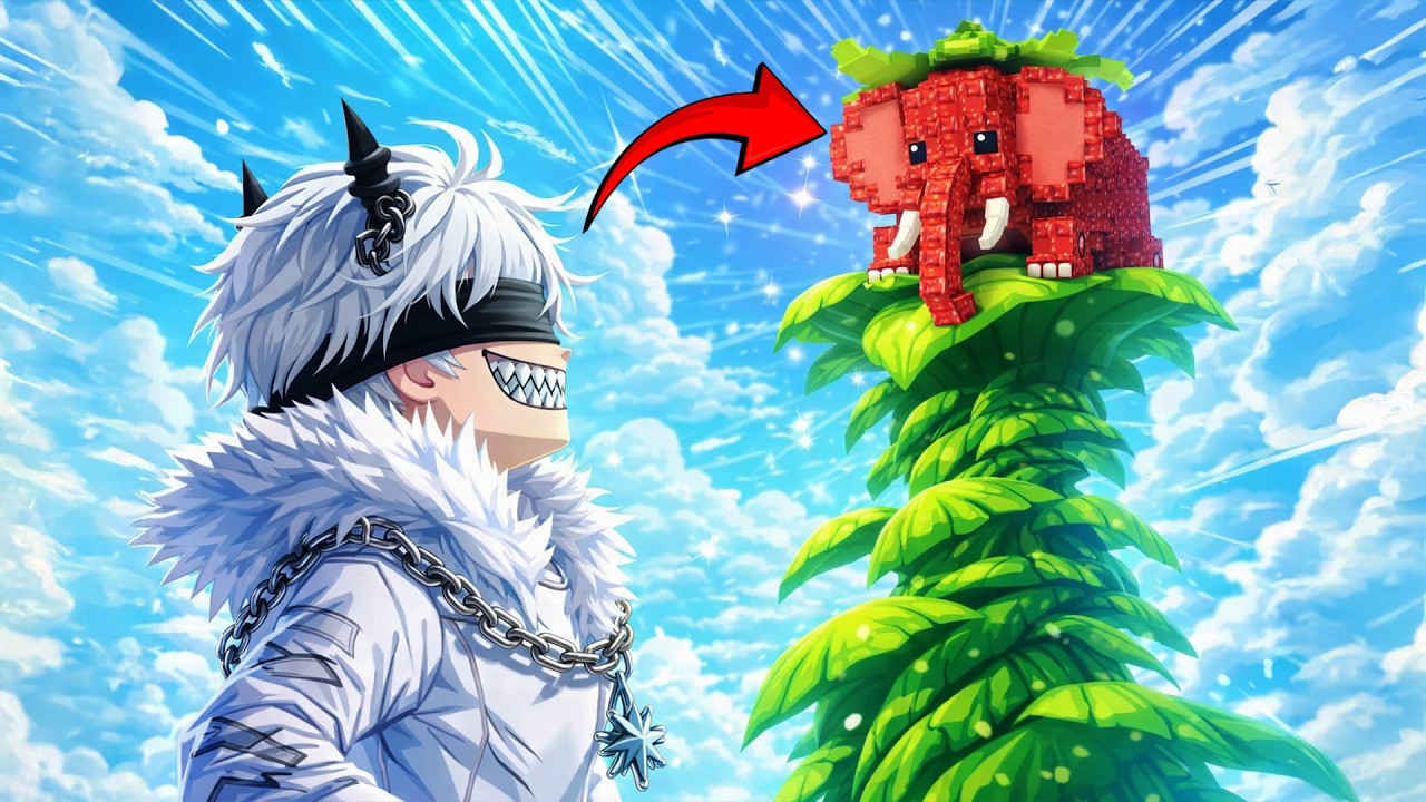 I CLIMBED A BEANSTALK FOR BRAINROTS!!