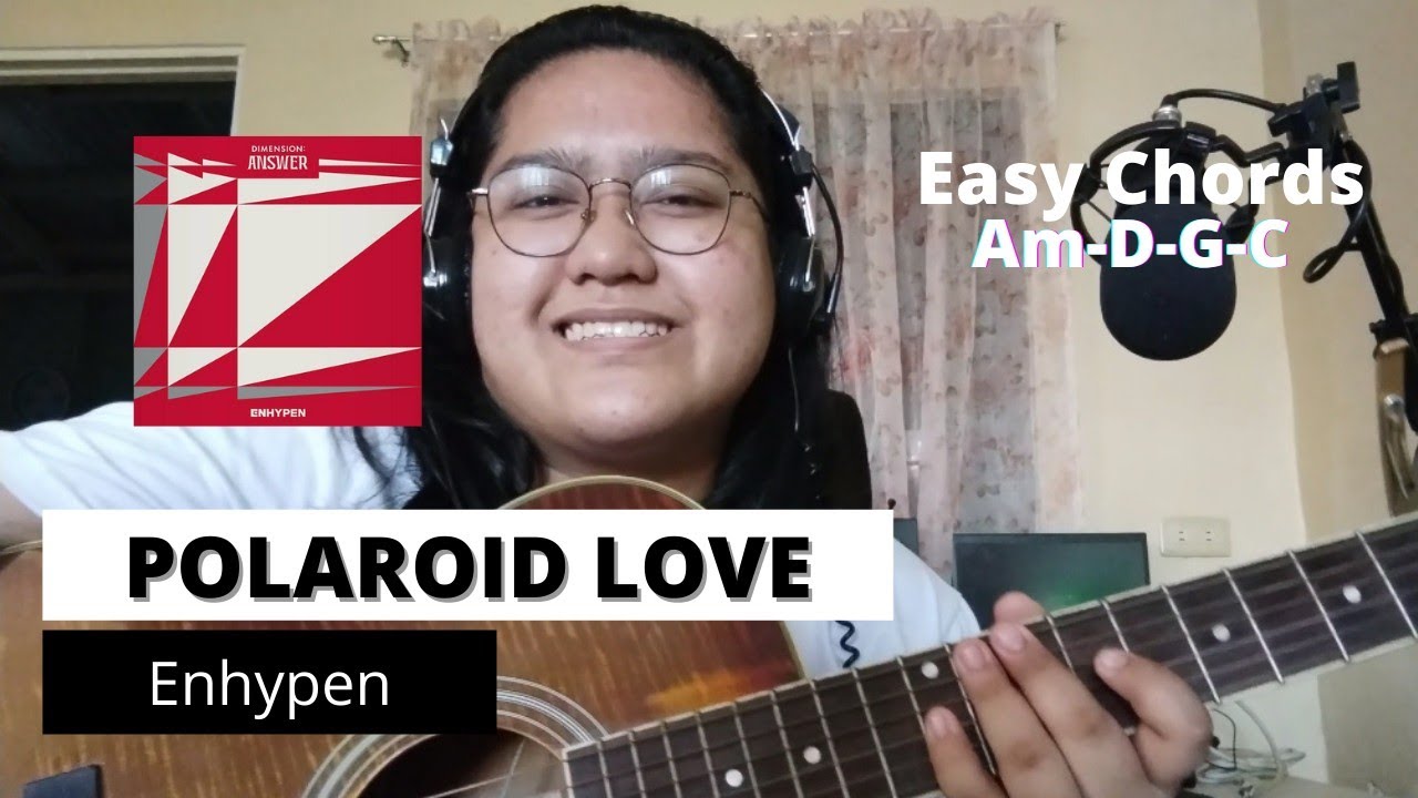 Polaroid Love - Enhypen (Guitar Tutorial) Easy Chords + Lyrics || Pauline Sy