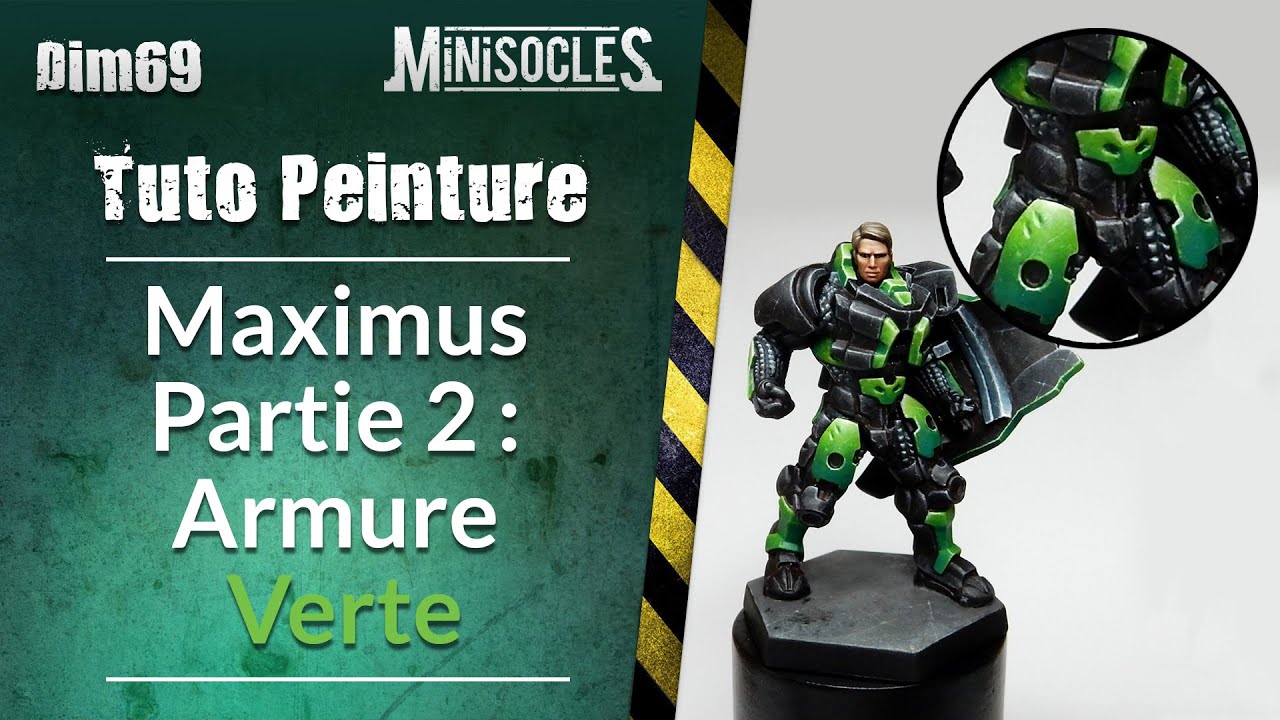 Peinture sur figurines [TUTO] : Maximus Partie 2, Armure verte