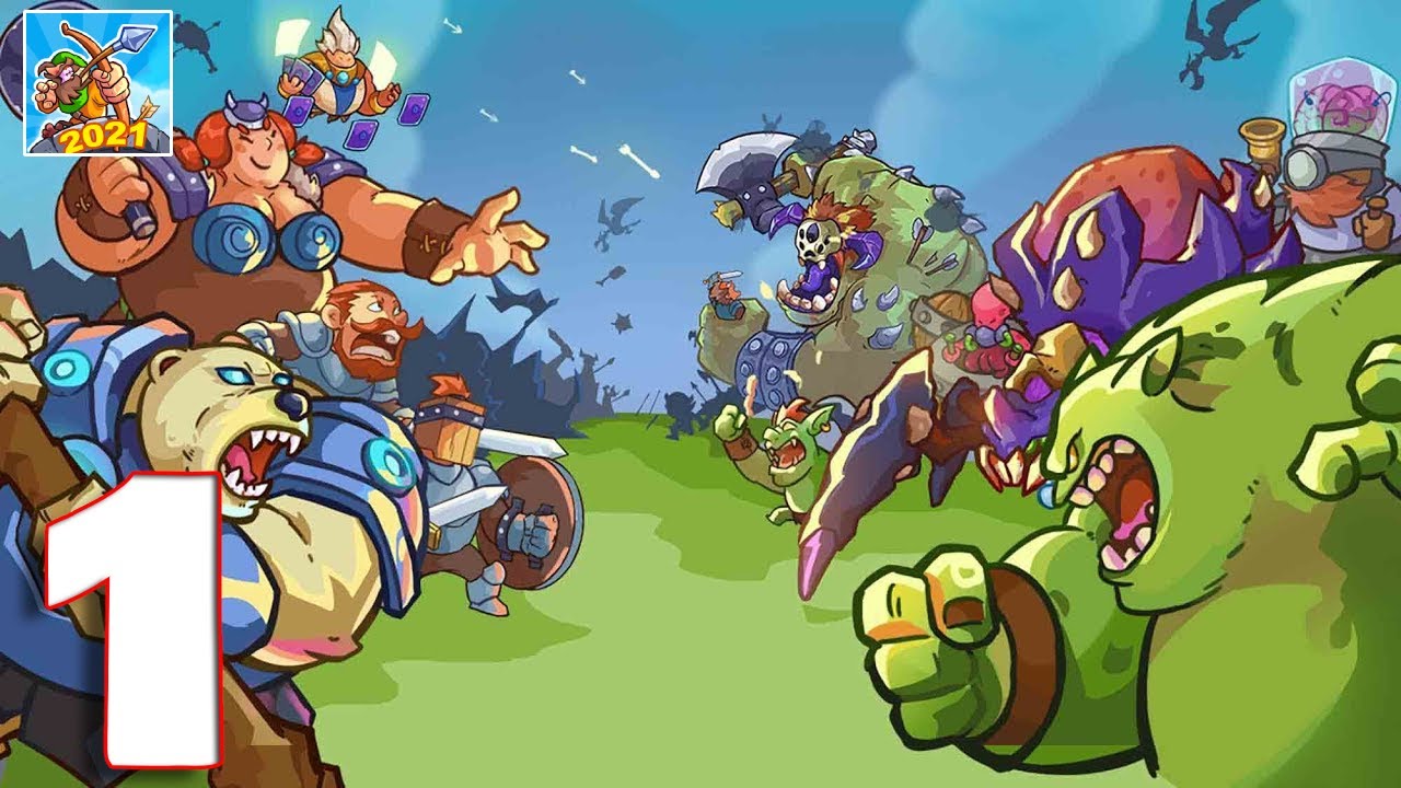King Of Defense: Battle Frontier (Merge TD) - Gameplay Walkthrough Part 1(iOS, Android)