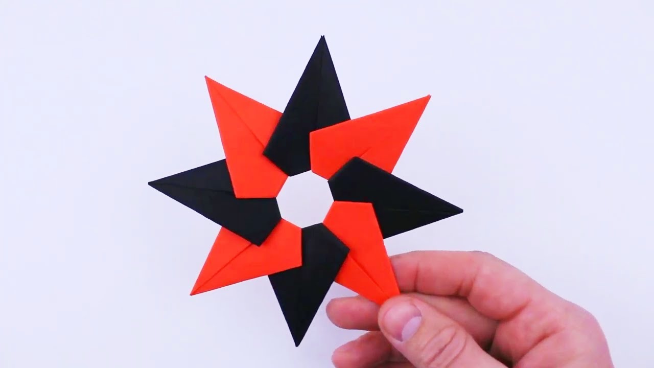 Comment faire un shuriken à partir de papier