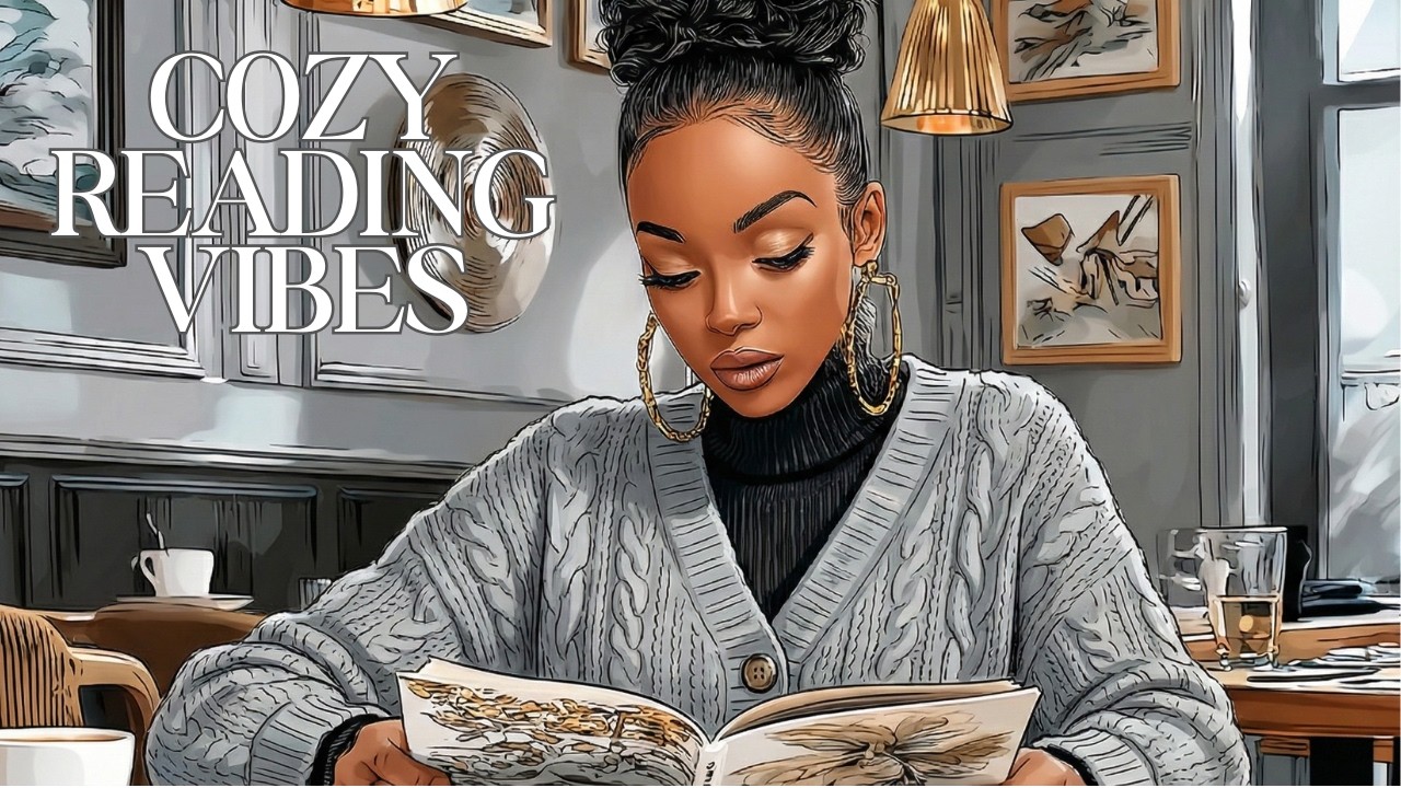Cozy Reading Vibes | A Peaceful Café Study Session
