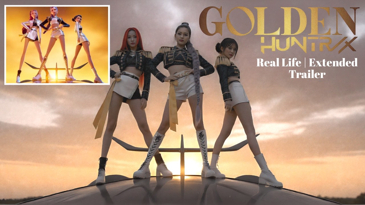 HUNTRIX - Golden | Real Life Music Video | Kpop Demon Hunters