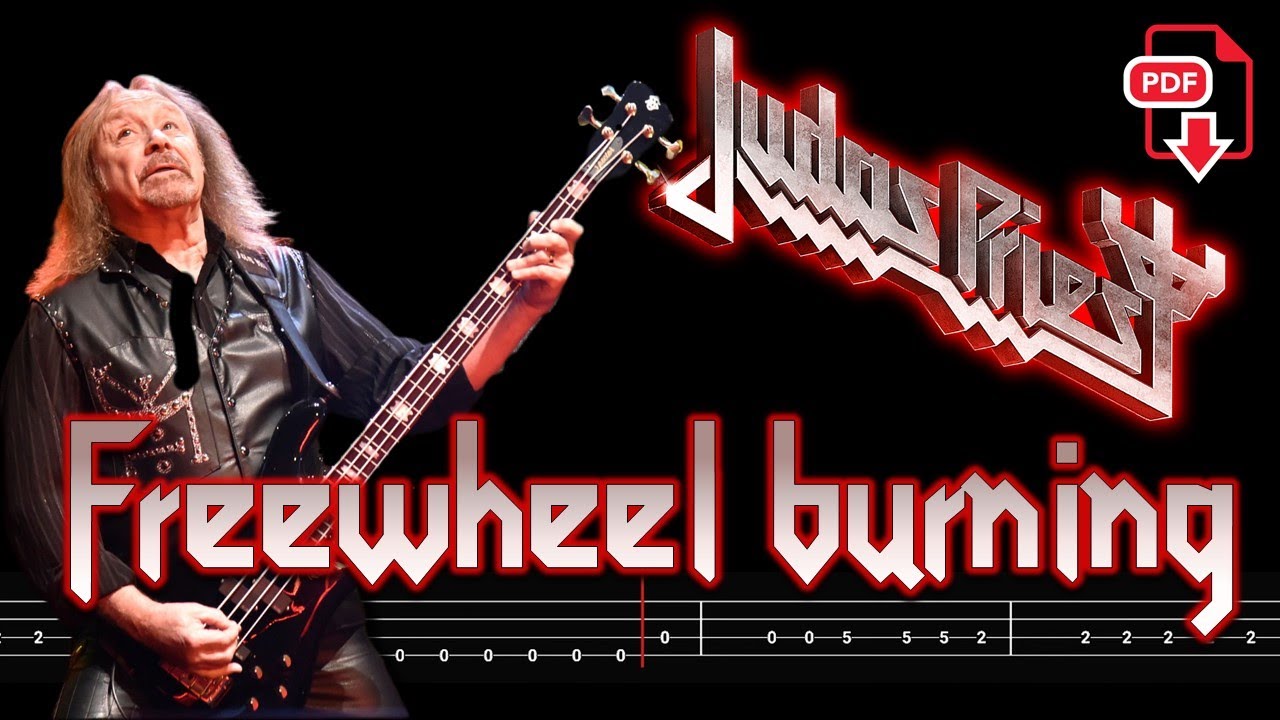 Judas Priest - Freewheel Burning (🔴Bass Tabs | Notation) @ChamisBass #judaspriestbass #chamisbass