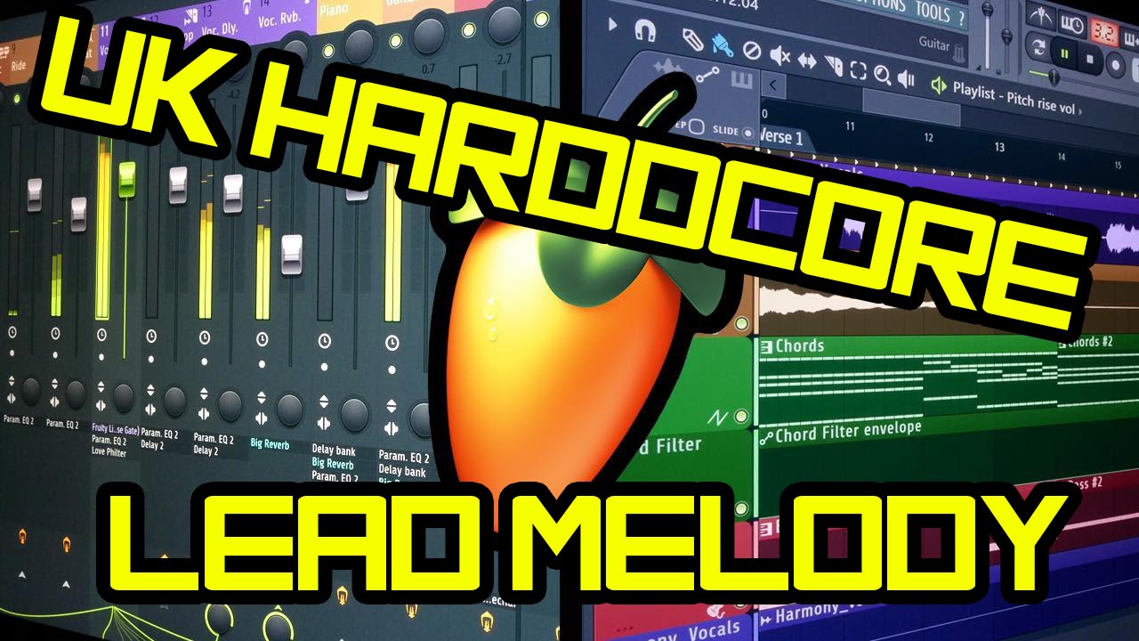 UK HARDCORE - LEAD MELODY (FOR BEGINNERS) - FL STUDIO 12
