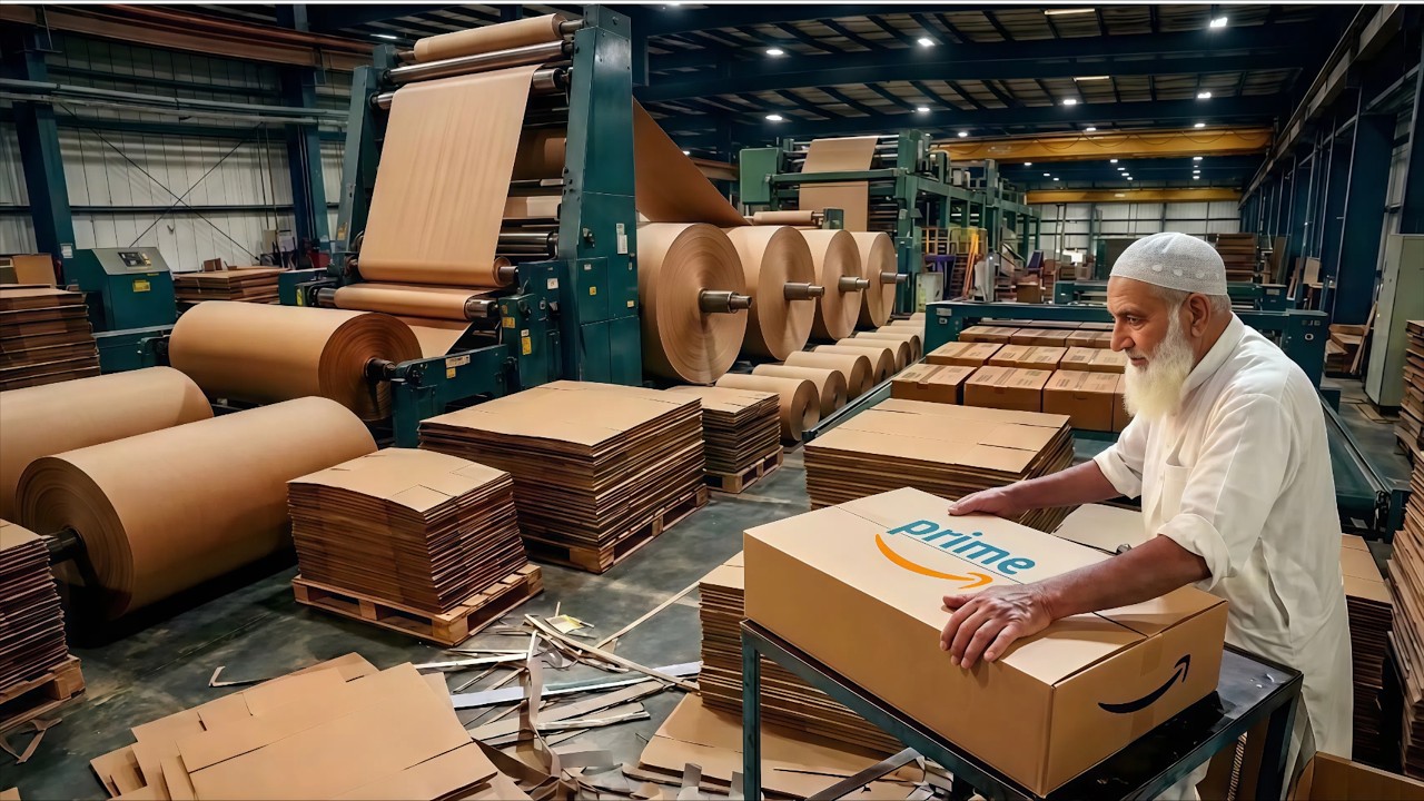 Full Factory Tour: Cardboard Box Manufacturing Process