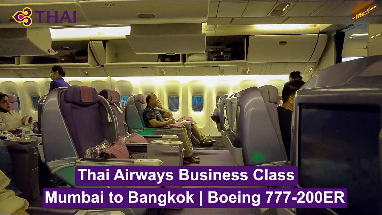 Thai Airways Business Class | Mumbai to Bangkok | Boeing 777-200(ER)