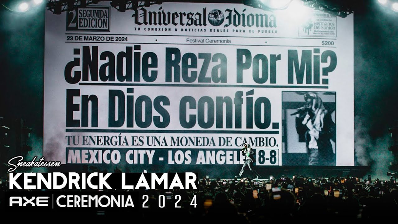Kendrick Lamar live @ Axe Ceremonia 2024