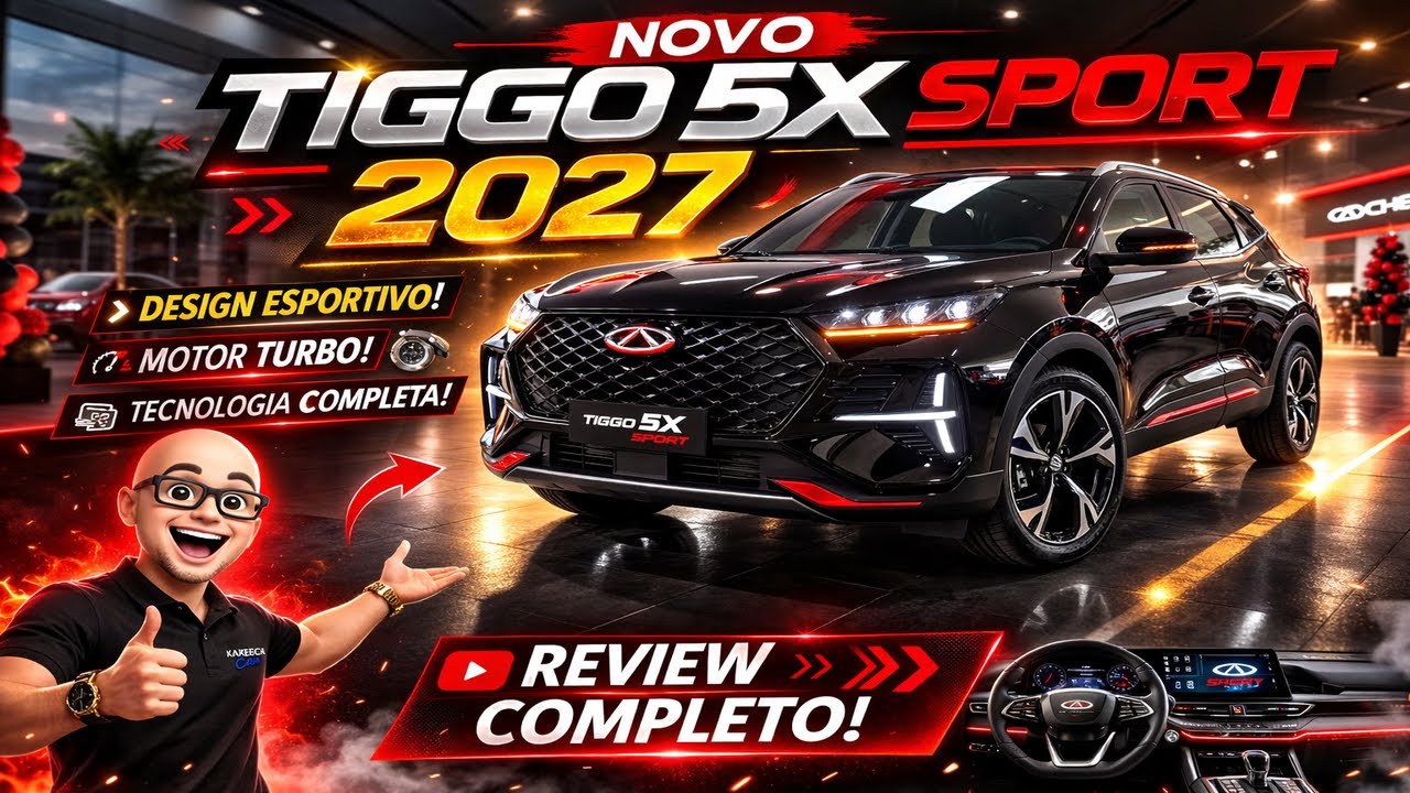 Novo Tiggo 5X Sport 2027: O SUV que Vai Abalar o Mercado Brasileiro?