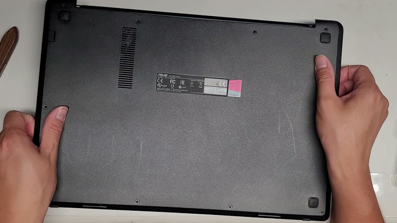 ASUS TP500L TP500LA-WH31T(WX) Disassembly RAM SSD Hard Drive Upgrade Repair Power Button Cable Fix