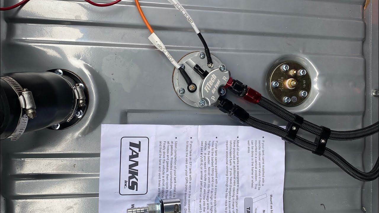 1967 Mustang Tanks inc fuel tank install 