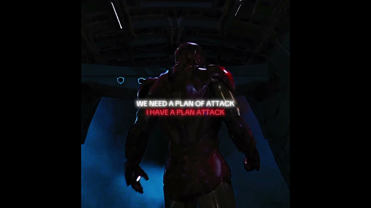 "I HAVE A PLAN ATTACK" | Iron man edit 