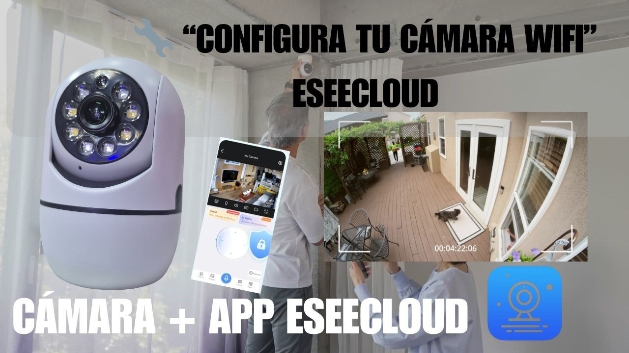Cómo instalar y configurar la cámara de seguridad wifi JA-CA42 Guía completa paso a paso | Eseecloud