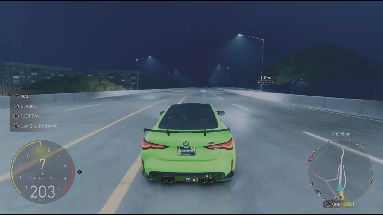 Green BMW M4 in the crew motorfest[PS5 Gameplay]