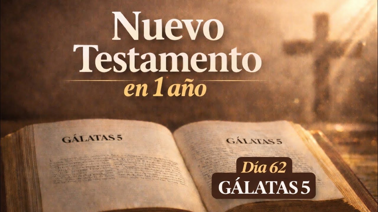 Día 62 | Gálatas 5 | Lectura Nuevo Testamento en un año 2026 #biblia #2026 #Jesus #fe #galatas