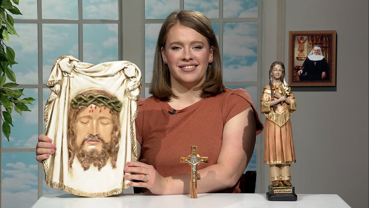 EWTN RELIGIOUS CATALOGUE - 2024-07-08 - VERONICA'S VEIL PLAQUE