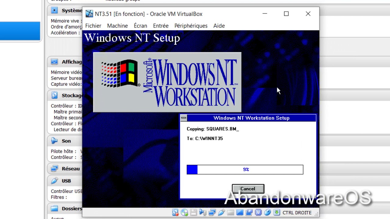 Windows NT 3.51 Workstation + Download (Installing on VirtualBox)