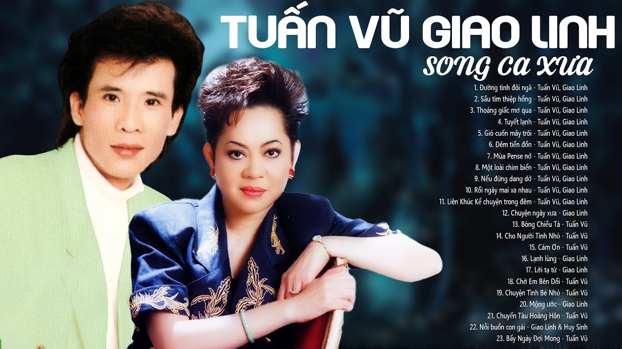 Song Ca Nhạc Bolero TUẤN VŨ, GIAO LINH - Đường Tình Đôi Ngã, Sầu Tím Thiệp Hồng - Càng Nghe Càng Hay
