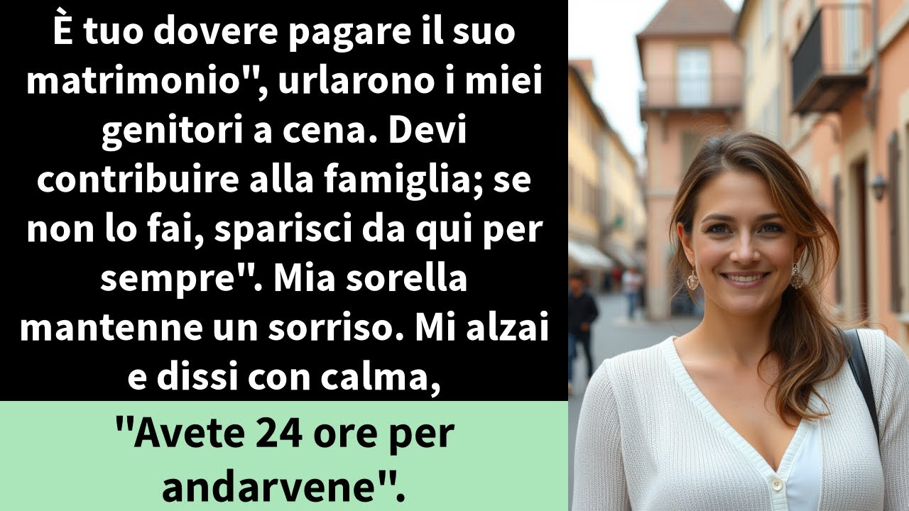 È tuo dovere pagare il suo matrimonio