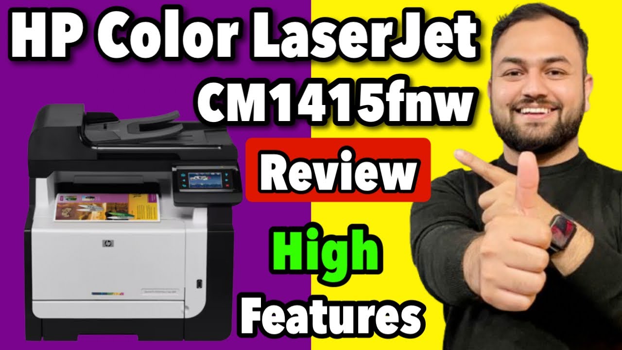 High Performance & Specs Explained I HP Color LaserJet CM1415fnw Full Review I Cheap Price?
