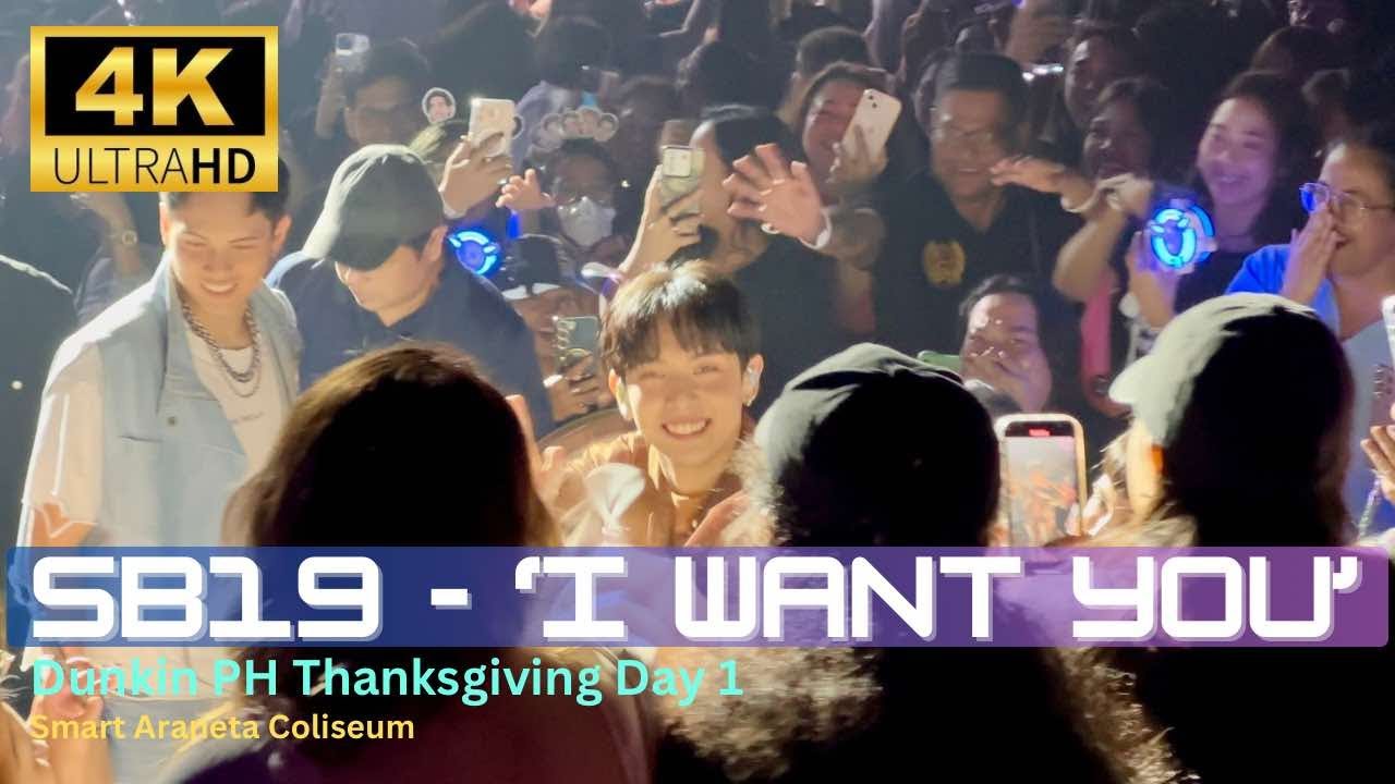 [FANCAM] SB19 - 'I Want You' Performance at SB19 DunkinPH Thanksgiving Day 1 (102624)