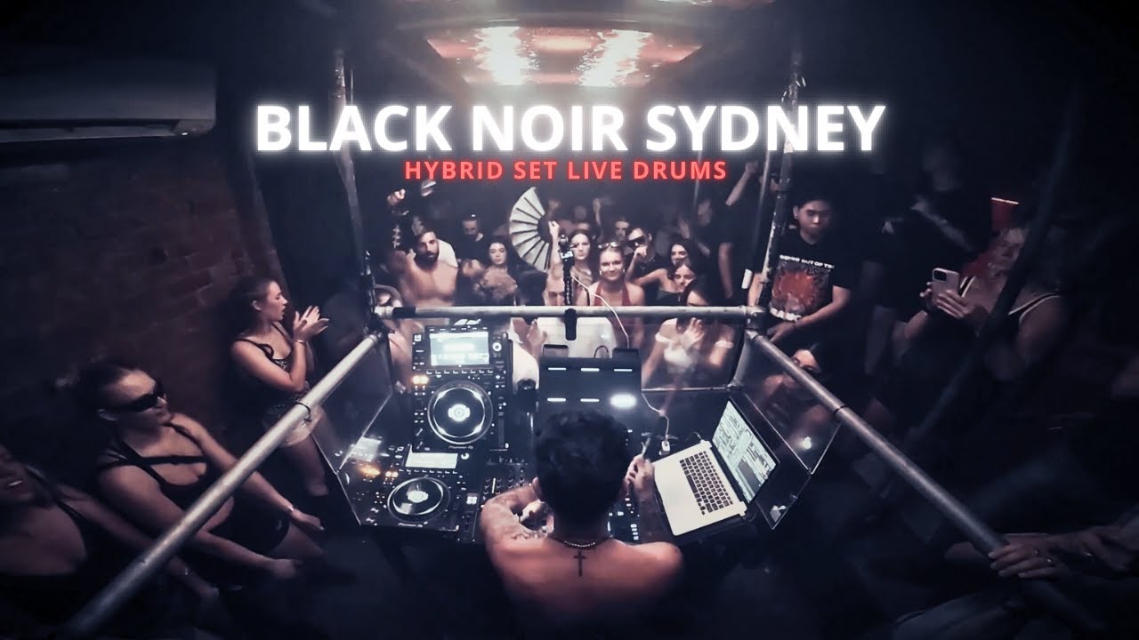 BLACK NOIR  | Hybrid Hard Techno Set with Live Drums! The Flinders Sydney, NSW, Australia