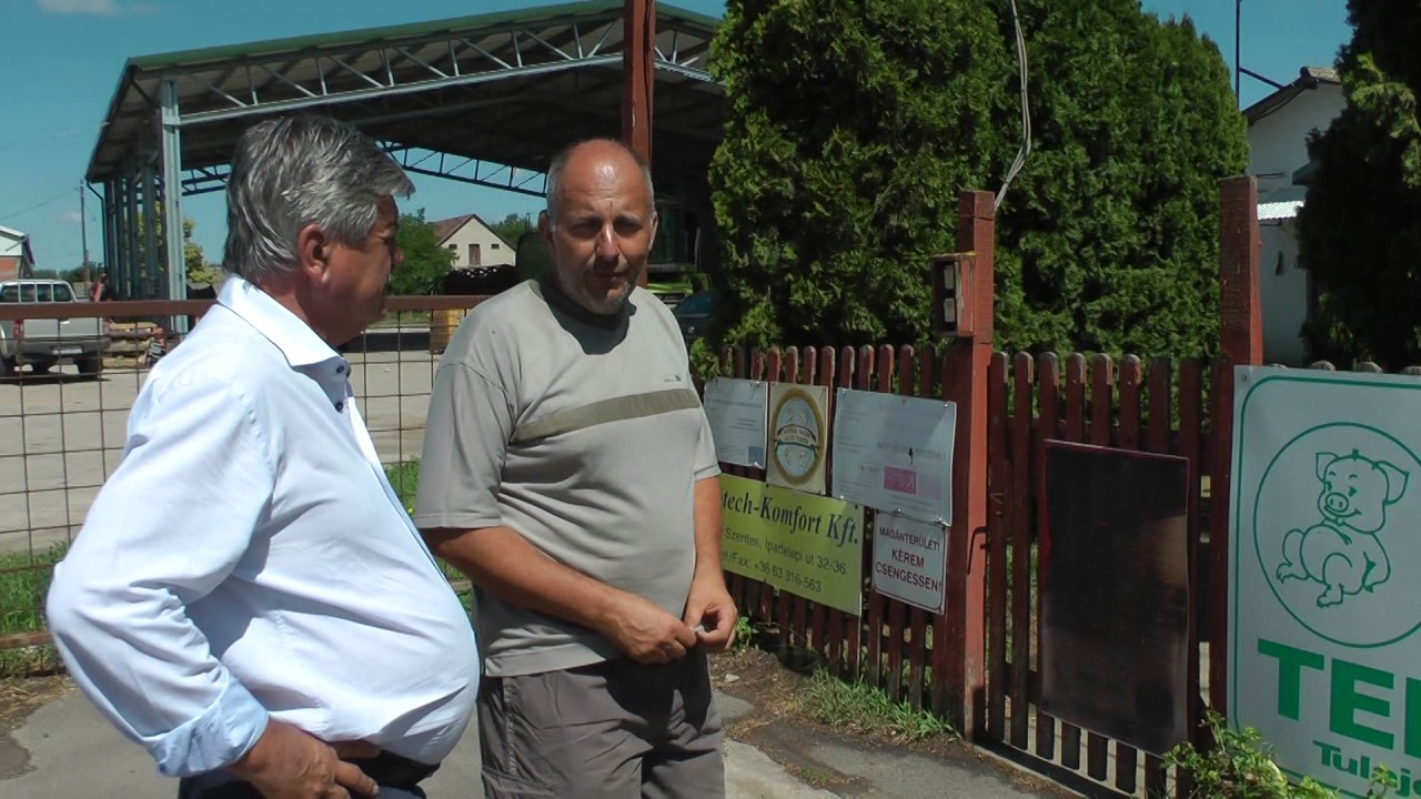 Hevesi István mindszenti agrárvállalkozóhoz látogatott Farkas Sándor országgyűlési képviselő