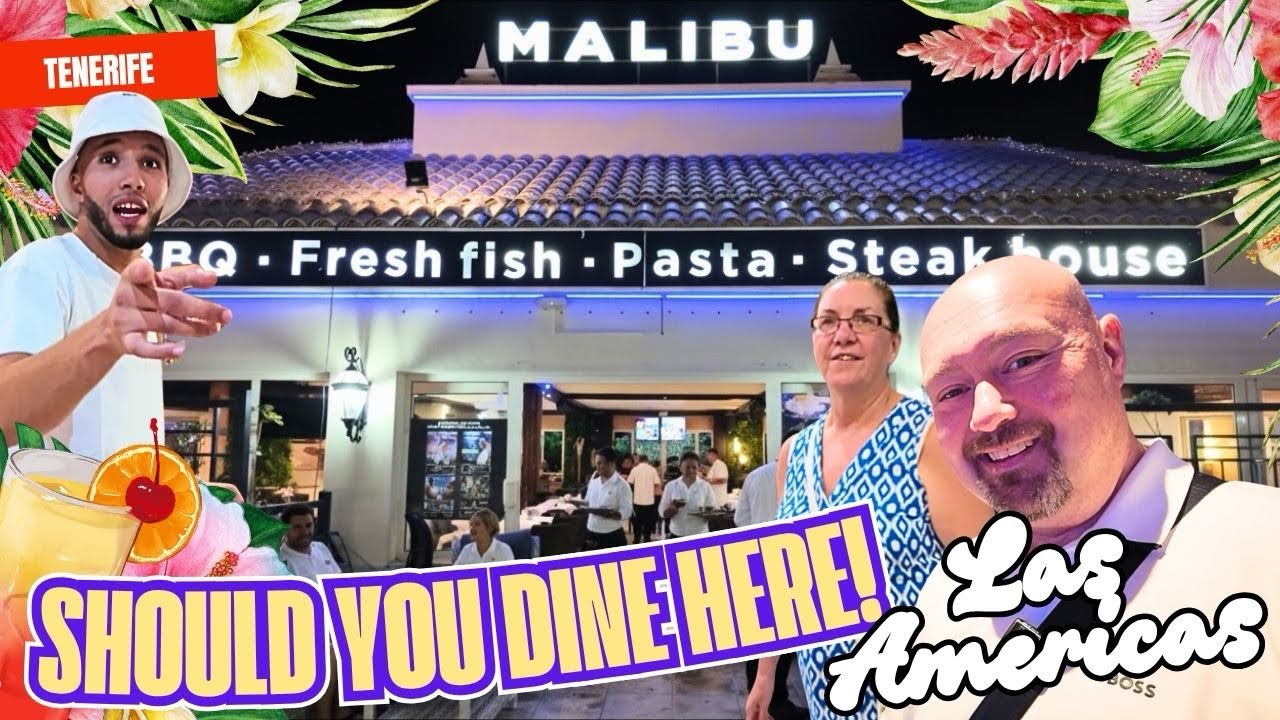 Входит ли MALIBU в наш список ЛУЧШИХ мест для ужина на Тенерифе? Давайте заглянем!