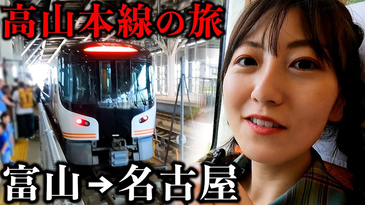 【富山→名古屋】JR高山本線 HC85系特急ひだ号に乗ったら人気の車両すぎたw