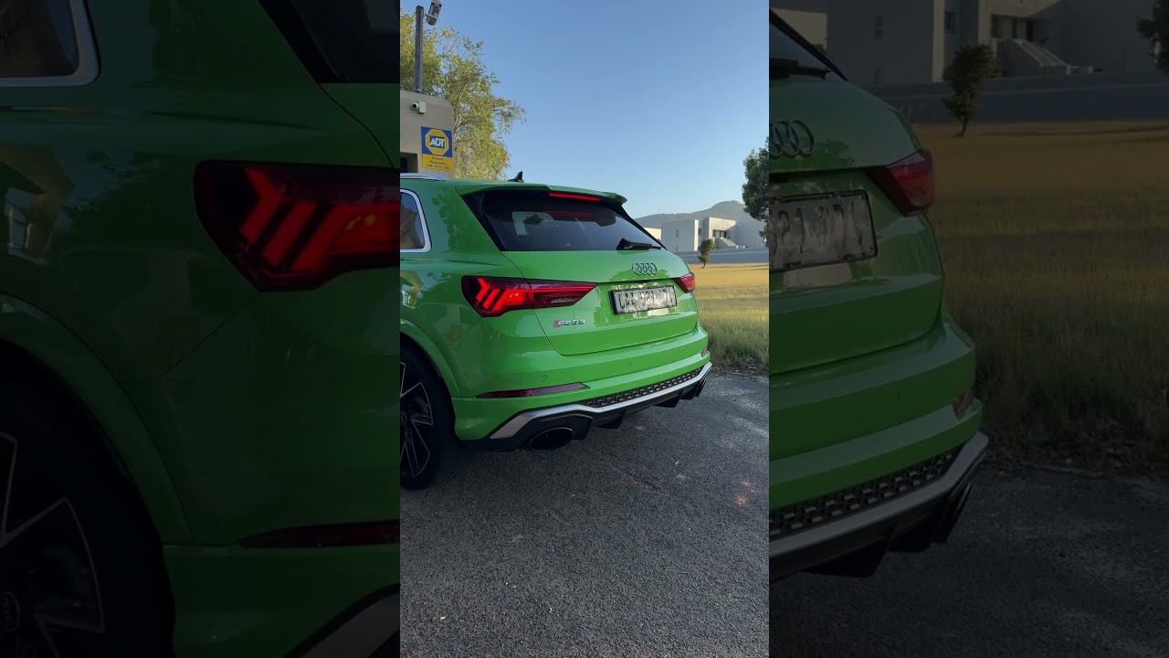 My 2022 Audi RSQ3  #exhaustsound #stockexhaust #coldstart #audi  #rsq3