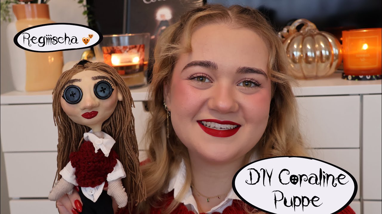 Coraline Puppe Basteln | DIY Coraline Puppe | regiiischa 💕