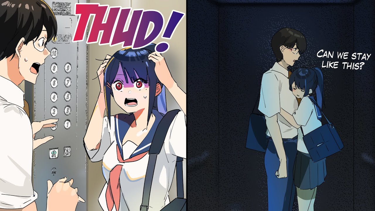 Stuck in an Elevator with the School's Icy Beauty President - What's Going to Happen to Us?