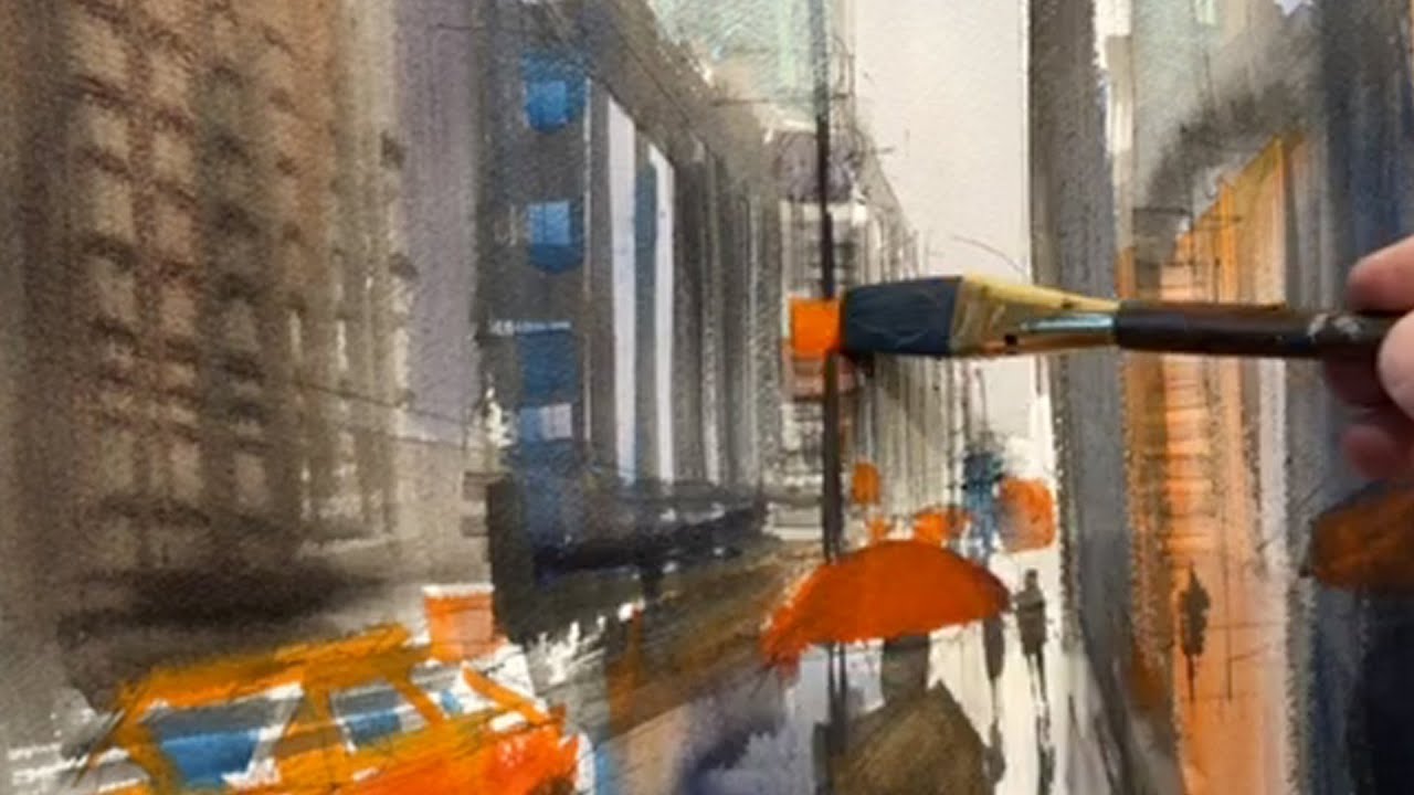 Achieving an illusion of depth and clear reflections with watercolours - Paul Kenton