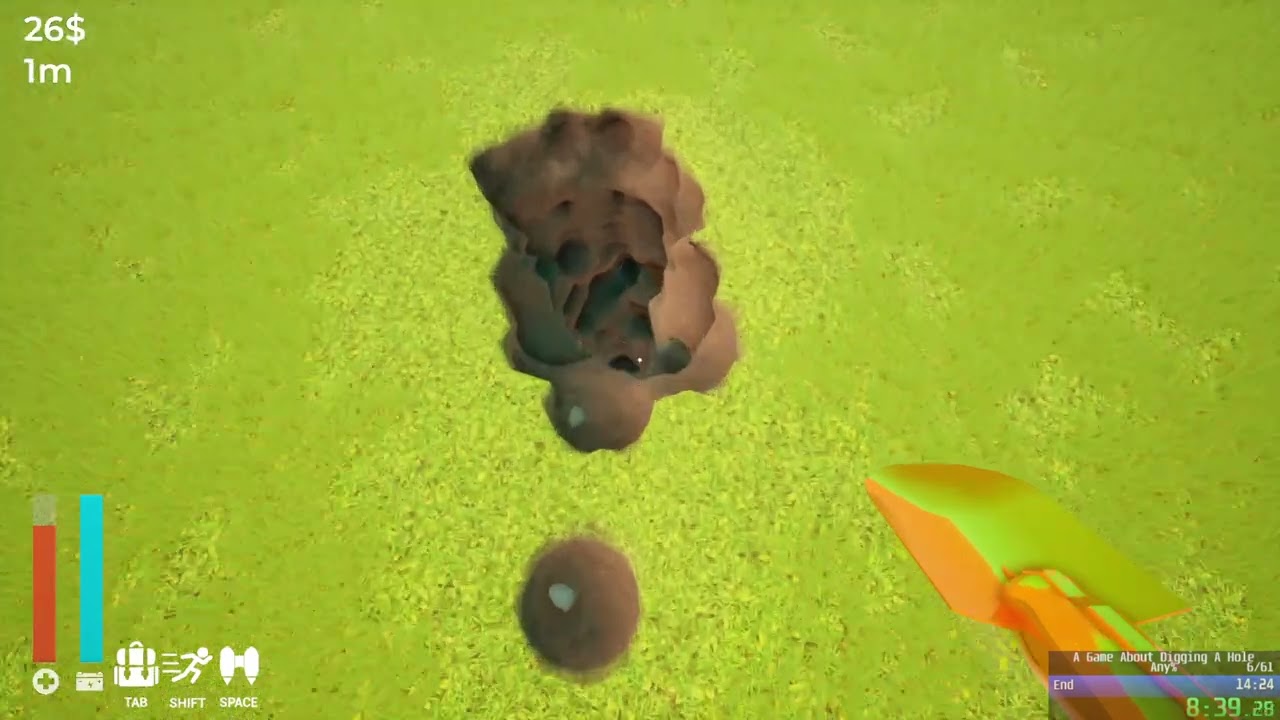 A Game About Digging A Hole Speedrun Any% Glitchless 13:39