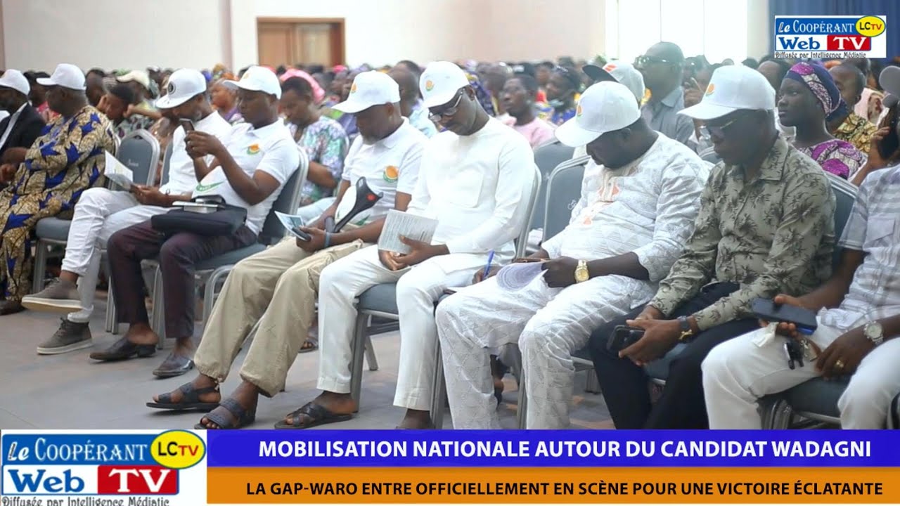 SOUTIEN AU DUO PRÉSIDENTIEL || LA GAP-WARO LANCE OFFICIELLEMENT SON OPÉRATION DE MOBILISATION 