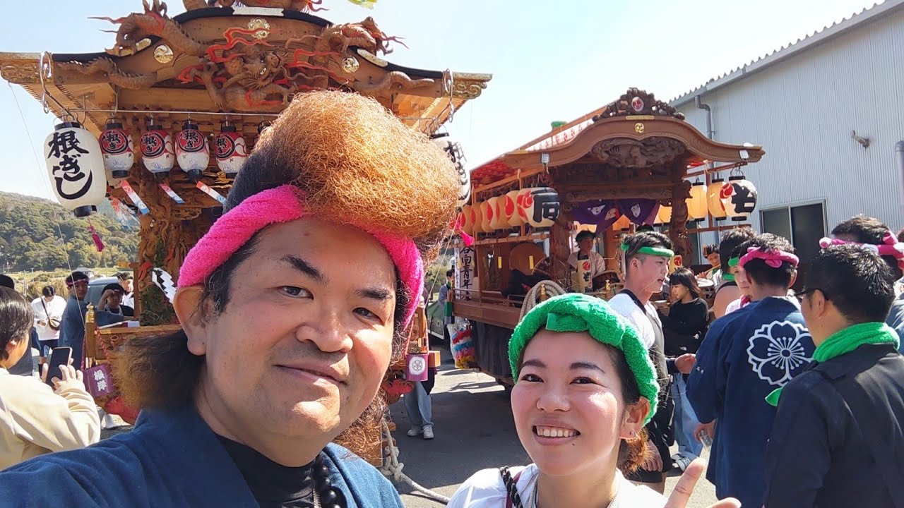 2026.2.28 根岸区屋台修繕完成に伴う運行 船形根岸区✖三芳谷向区 合同引き廻し（切り抜き）