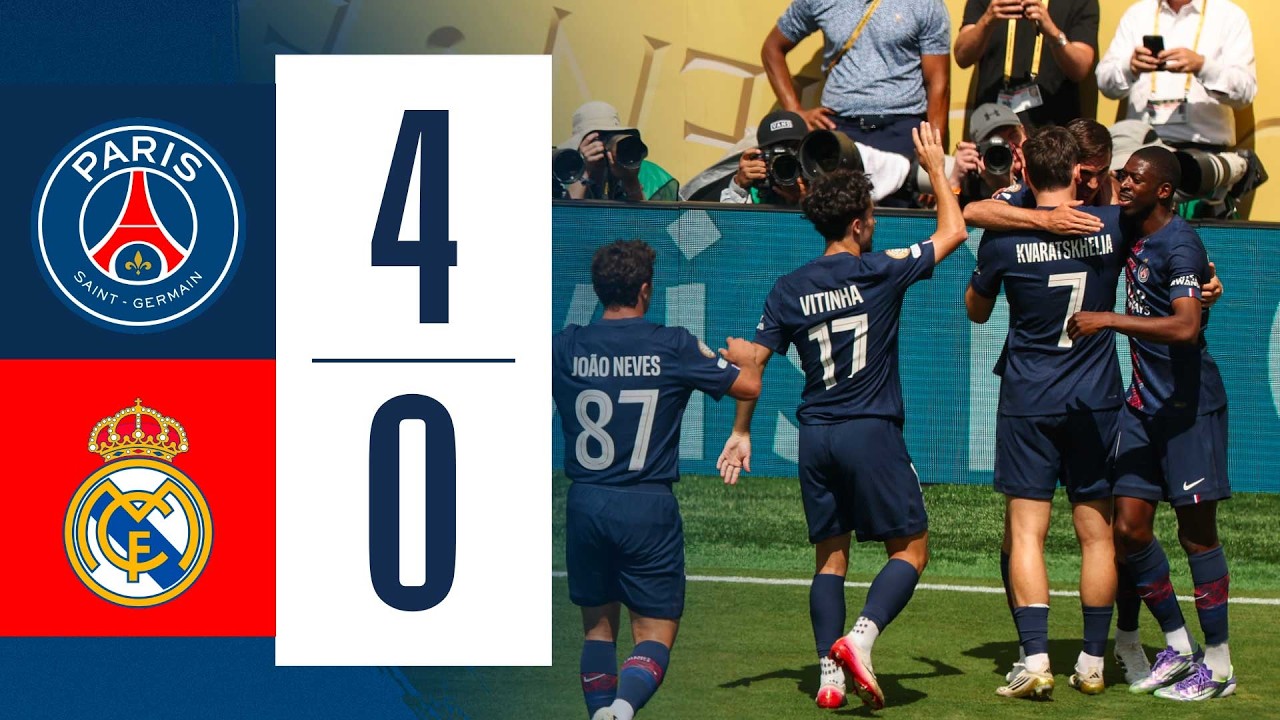 EN FINALE DE COUPE DU MONDE ! - Le r&eacute;sum&eacute; de Paris - Real (4-0) !