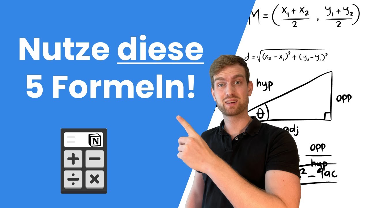 5 Notion Formeln, die du können musst!