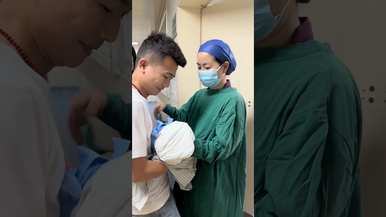 Young Dad Can&rsquo;t Hide His Joy Meeting Baby #2