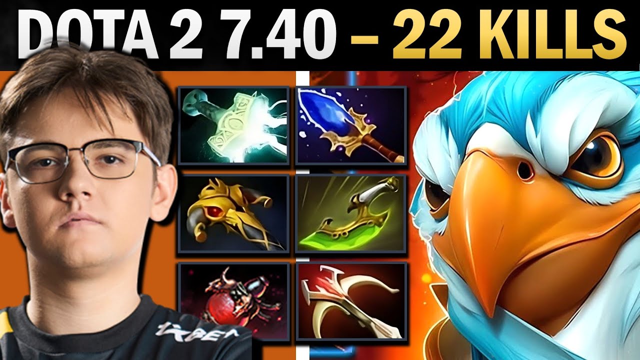 Kez Pro Carry with Daedalus and Mjolnir - Gameplay Dota
