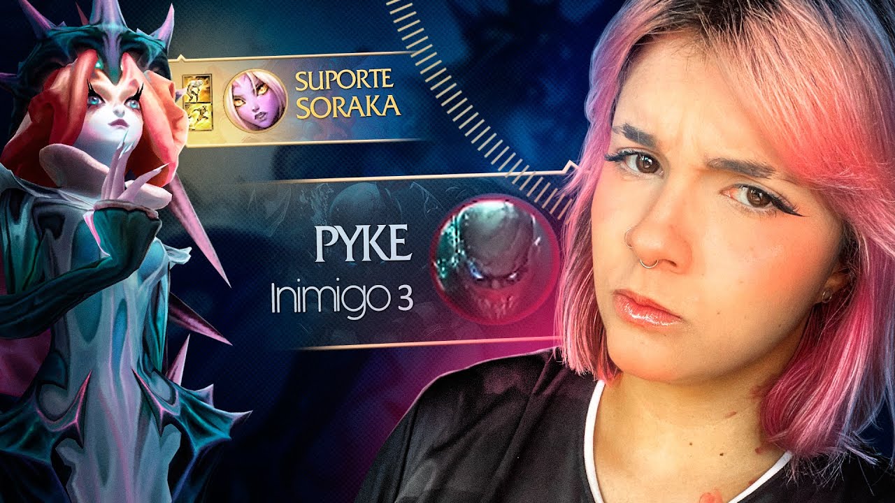 Pickou Pyke em cima de SORAKA! 🤨 - League of Legends