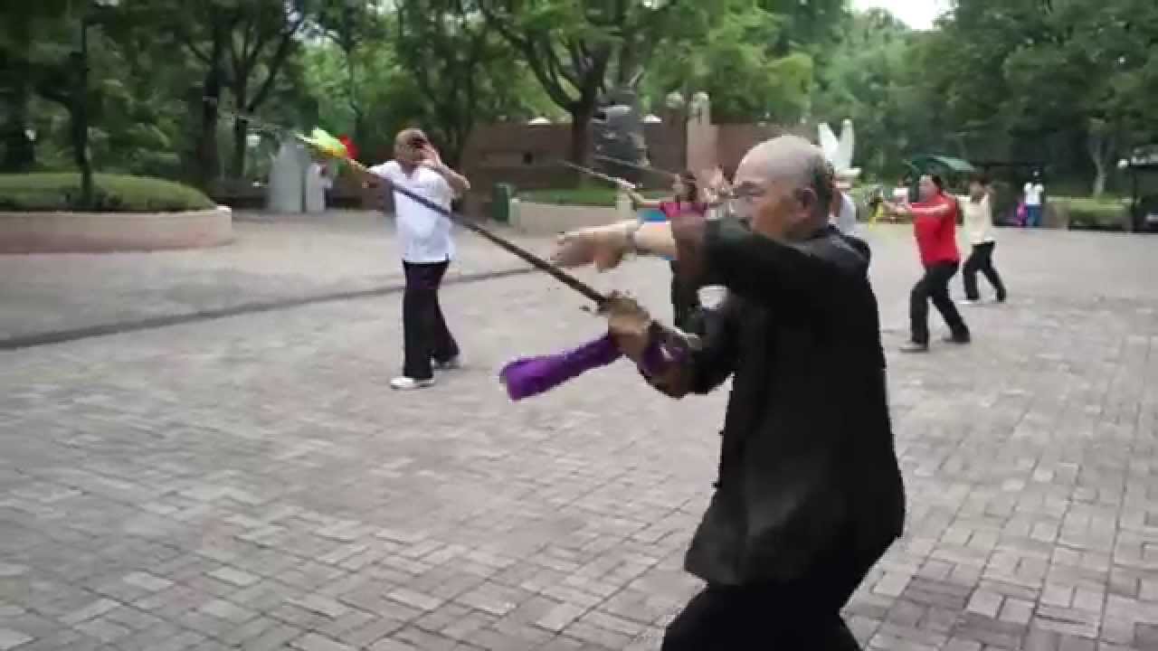 師父 馬偉煥 楊式太極刀 九龍公園團練 20110925