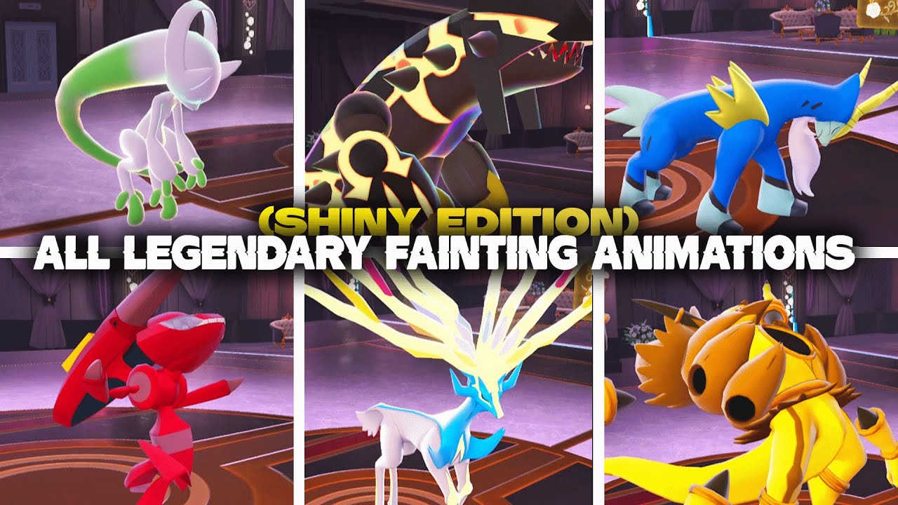All Shiny Legendary Fainting Animations | Pokémon Legends Z-A