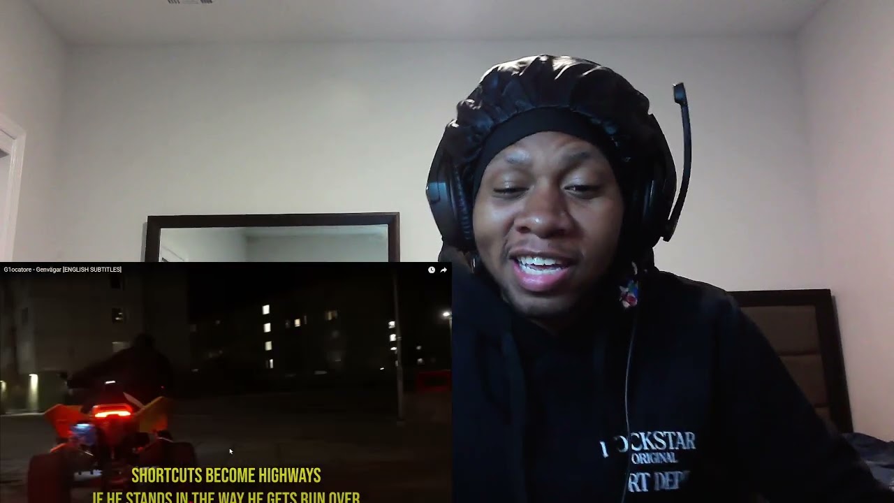 American Reacts To Swedish Rapper G1ocatore - Genvägar [ENGLISH SUBTITLES]